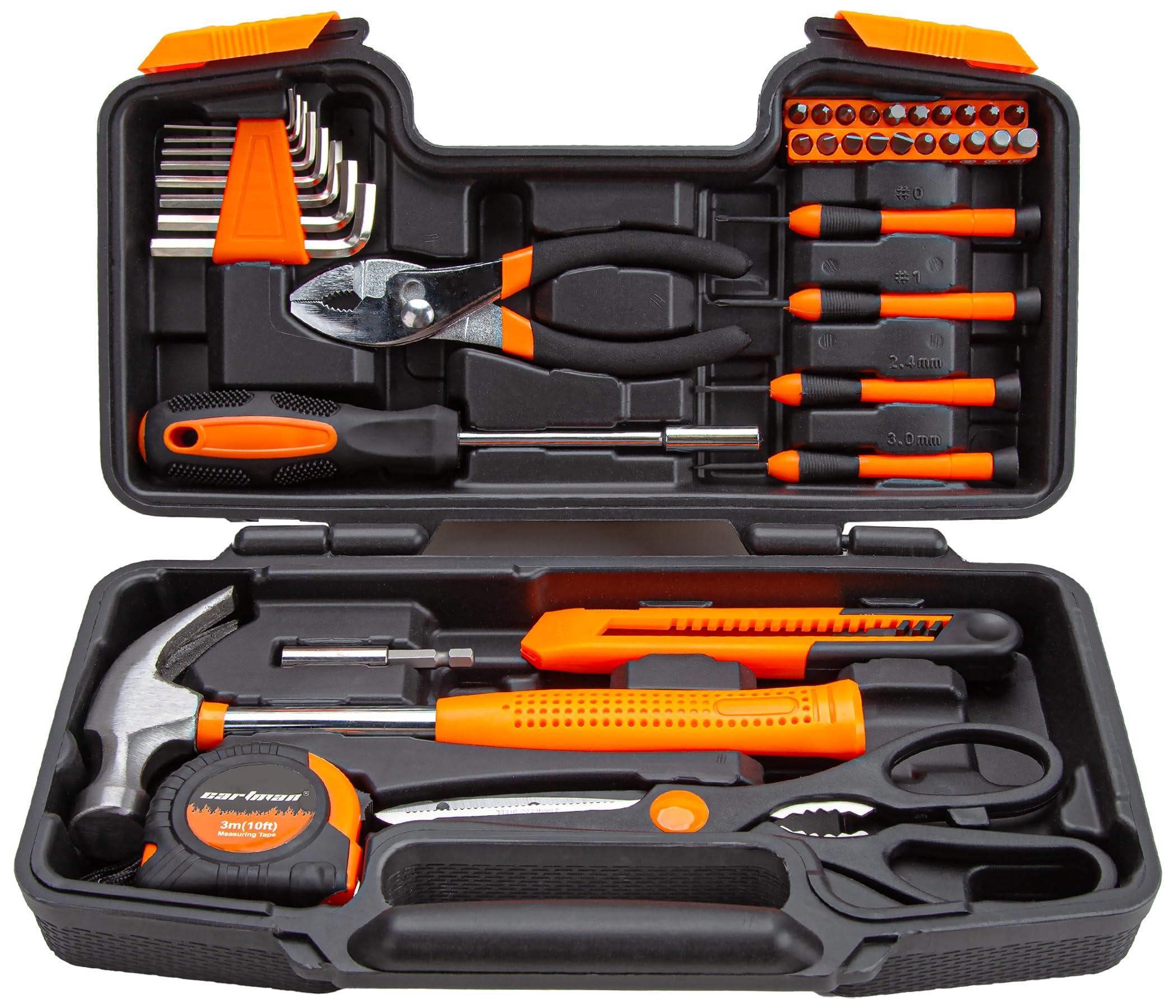 CARTMAN 39 Piece Tool Set in orange plastic case