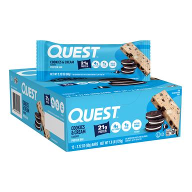 Quest Nutrition Cookies & Cream Protein Bars