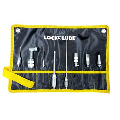 LockNLube 8-Piece Quick Connect Greasing Accessory Kit