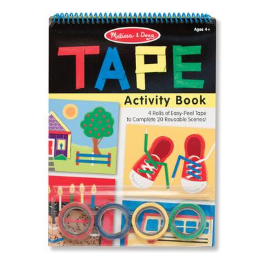 Melissa and Doug Tape Activity Book, 4 Rolls + 20 Scenes