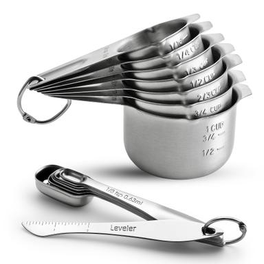 Spring Chef Measuring Cups and Spoons Set 14-Piece