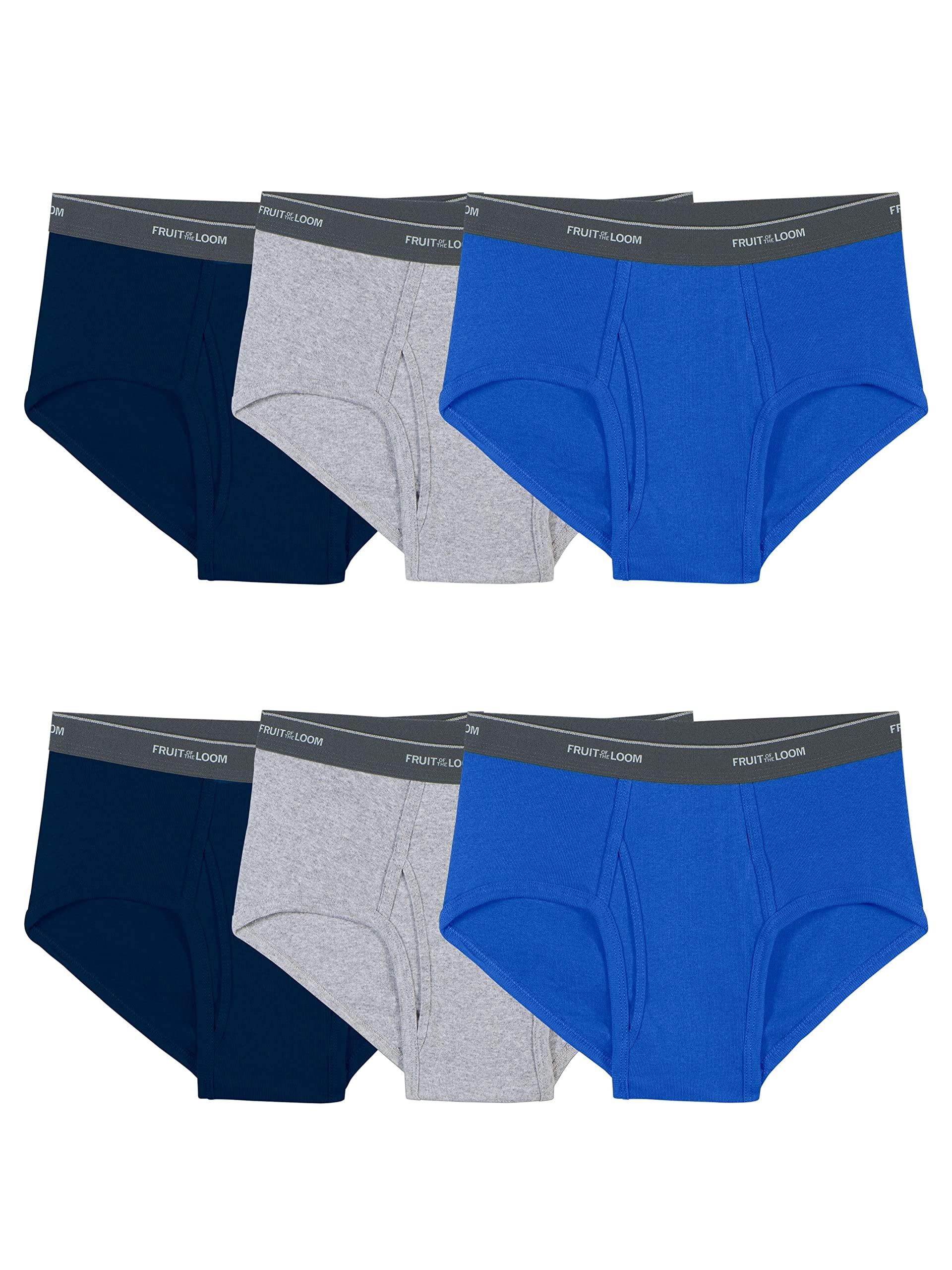Fruit of the Loom Men's Briefs 6-Pack in assorted colors