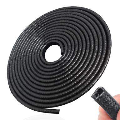 SYOAUTO 32Ft Black Door Edge Guard