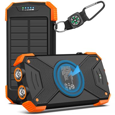 BLAVOR Solar Power Bank, 10,000mAh