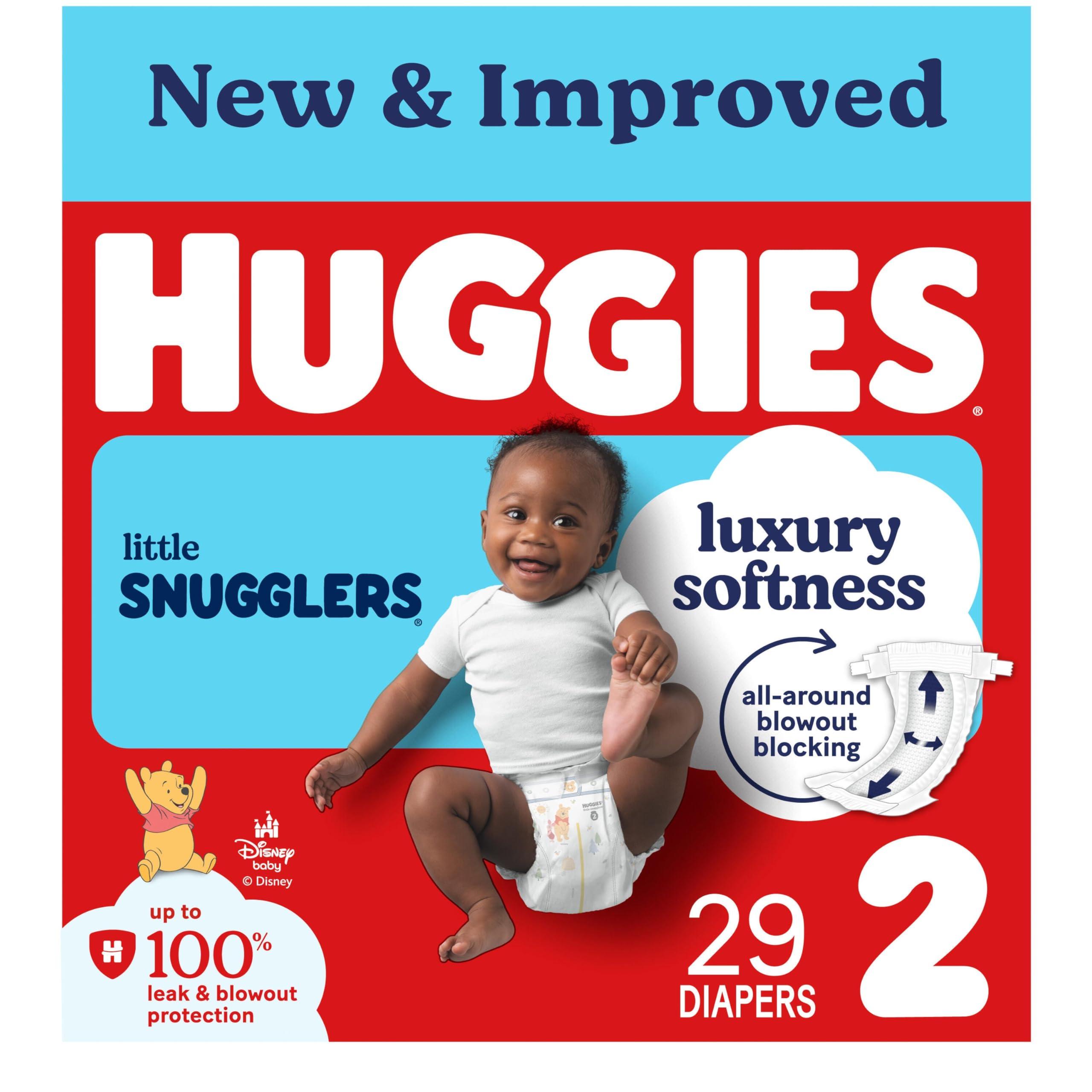 Huggies Little Snugglers Size 2 diaper packaging