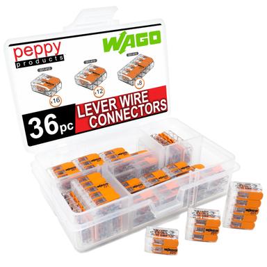 WAGO 221 Lever‑Nuts 36pc Assortment | Mubboo
