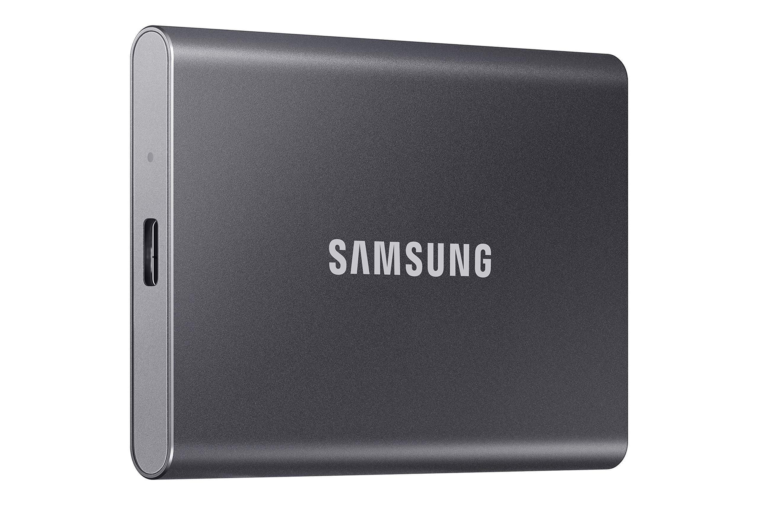 Samsung T7 Portable SSD 1TB in Titan Gray