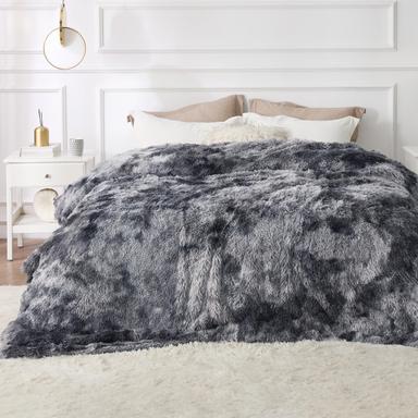 Bedsure Fluffy Faux Fur King Blanket