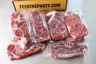 Feed The Party New York Strip Steaks (10 pack)