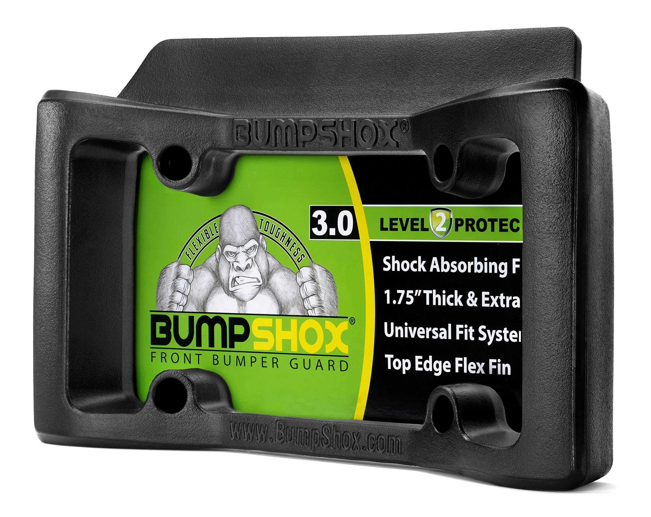 BumpShox Front Bumper Guard installed on a car