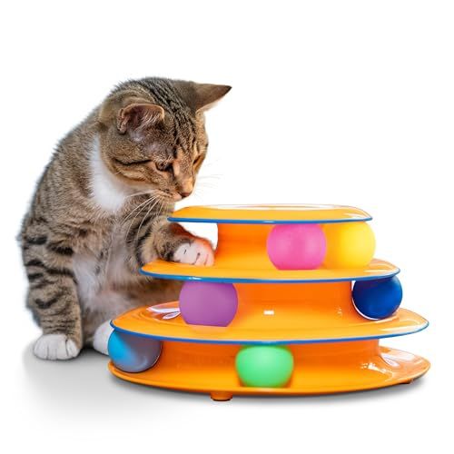 Catstages Tower of Tracks cat toy product photo