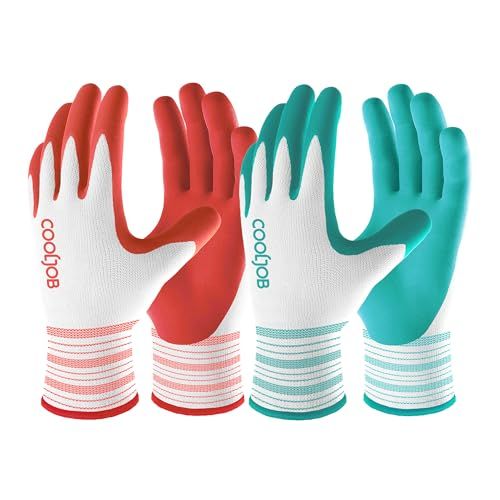 COOLJOB 2 Pairs Gardening Gloves from the compared US listing