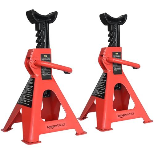 Amazon Basics steel jack stands product photo