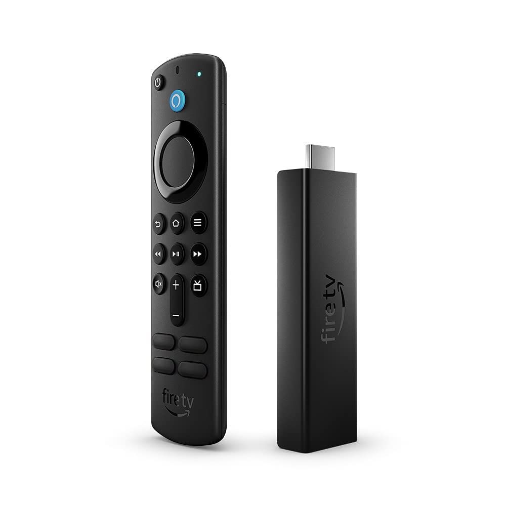 Amazon Fire TV Stick 4K Max streaming device with remote