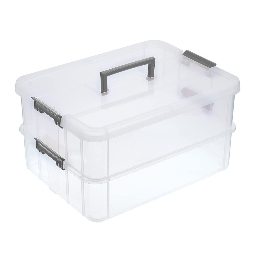 BTSKY 2 Layer Stack & Carry Box open showing compartments