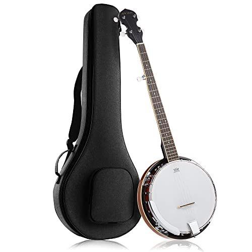 Jameson Guitars 5-string banjo with closed solid back and geared 5th tuner