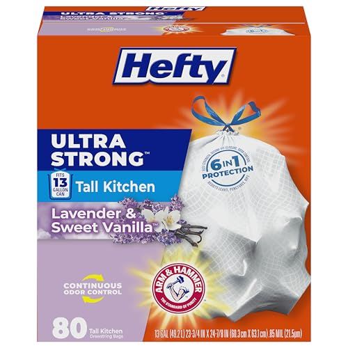 Hefty Ultra Strong 13 gallon trash bags product photo