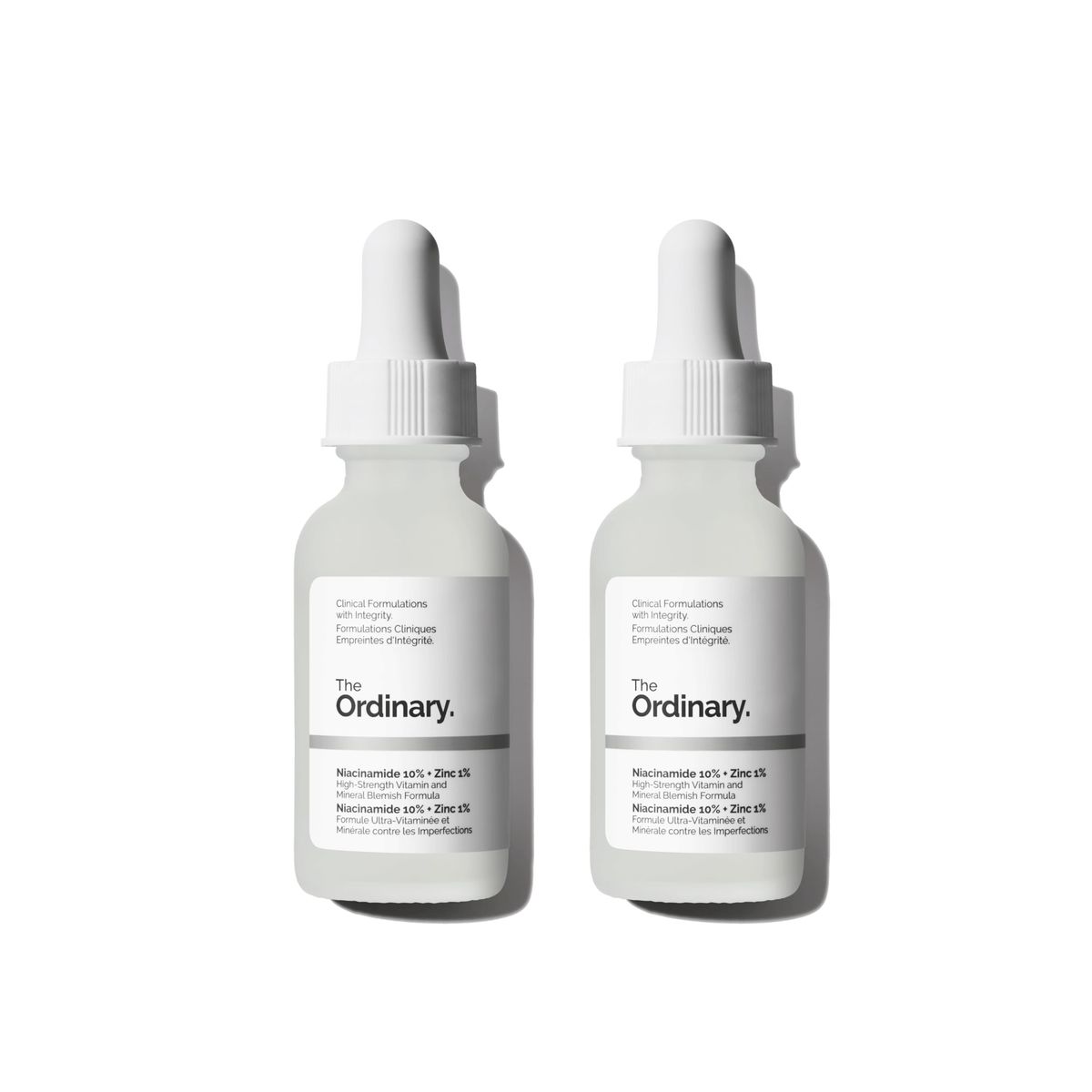 The Ordinary Niacinamide 10% + Zinc 1% serum pack of 2