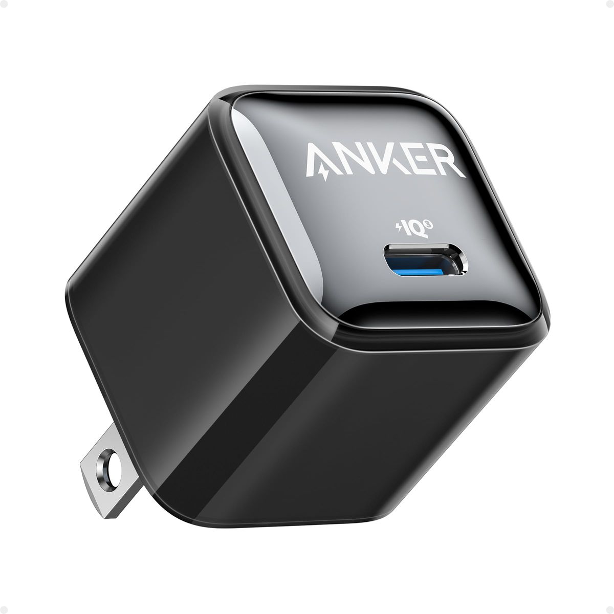 Anker Nano Pro 20W compact USB-C charger block on white background