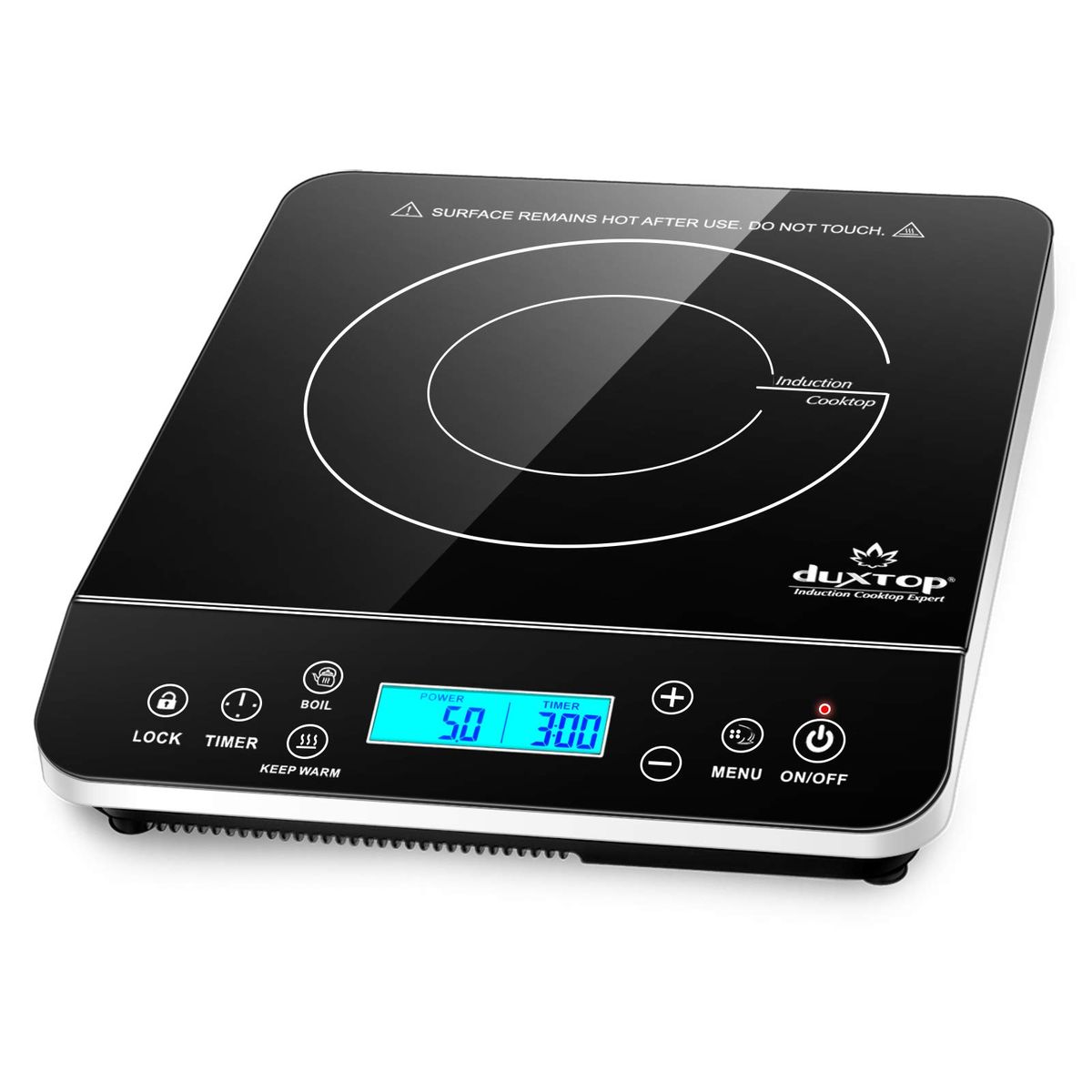 Duxtop 9600LS Portable Induction Cooktop on a countertop | Mubboo