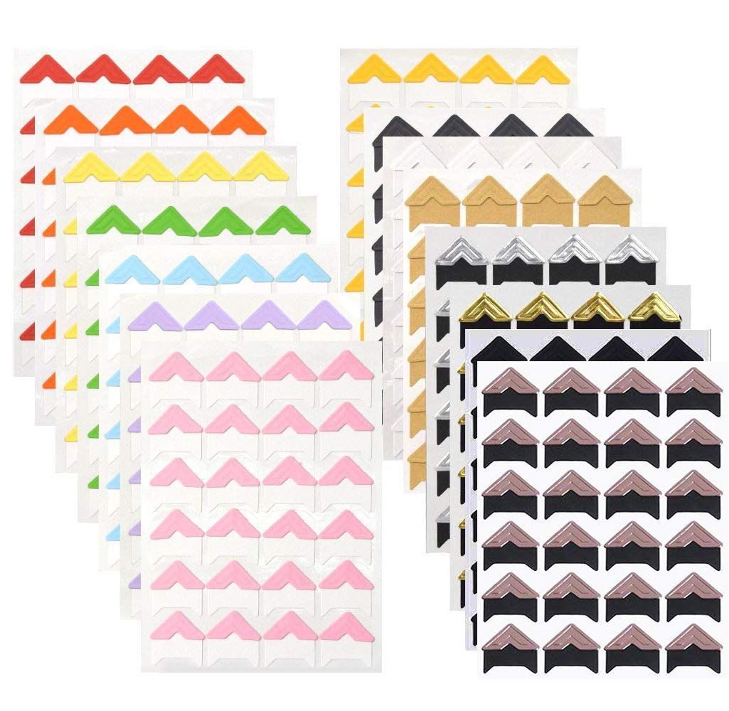 Pulaisen 360 Count Self-Adhesive Acid Free Photo Corners