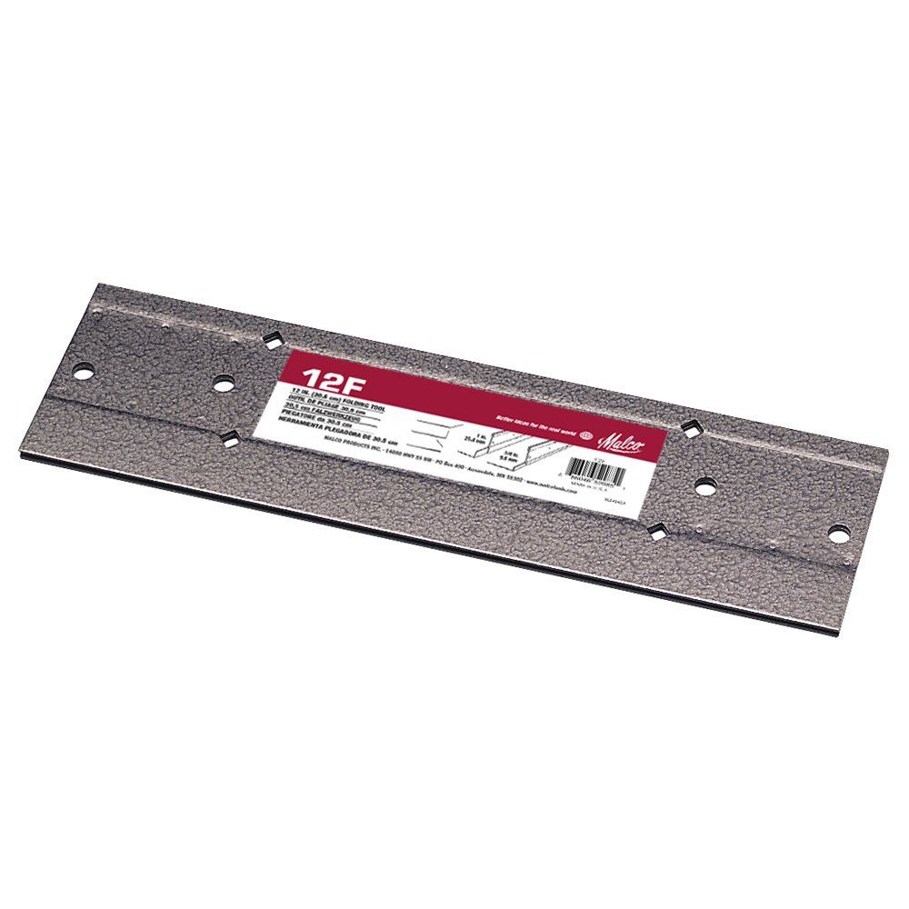 Malco 12F 12" Folding Tool for sheet metal work, dual-depth design