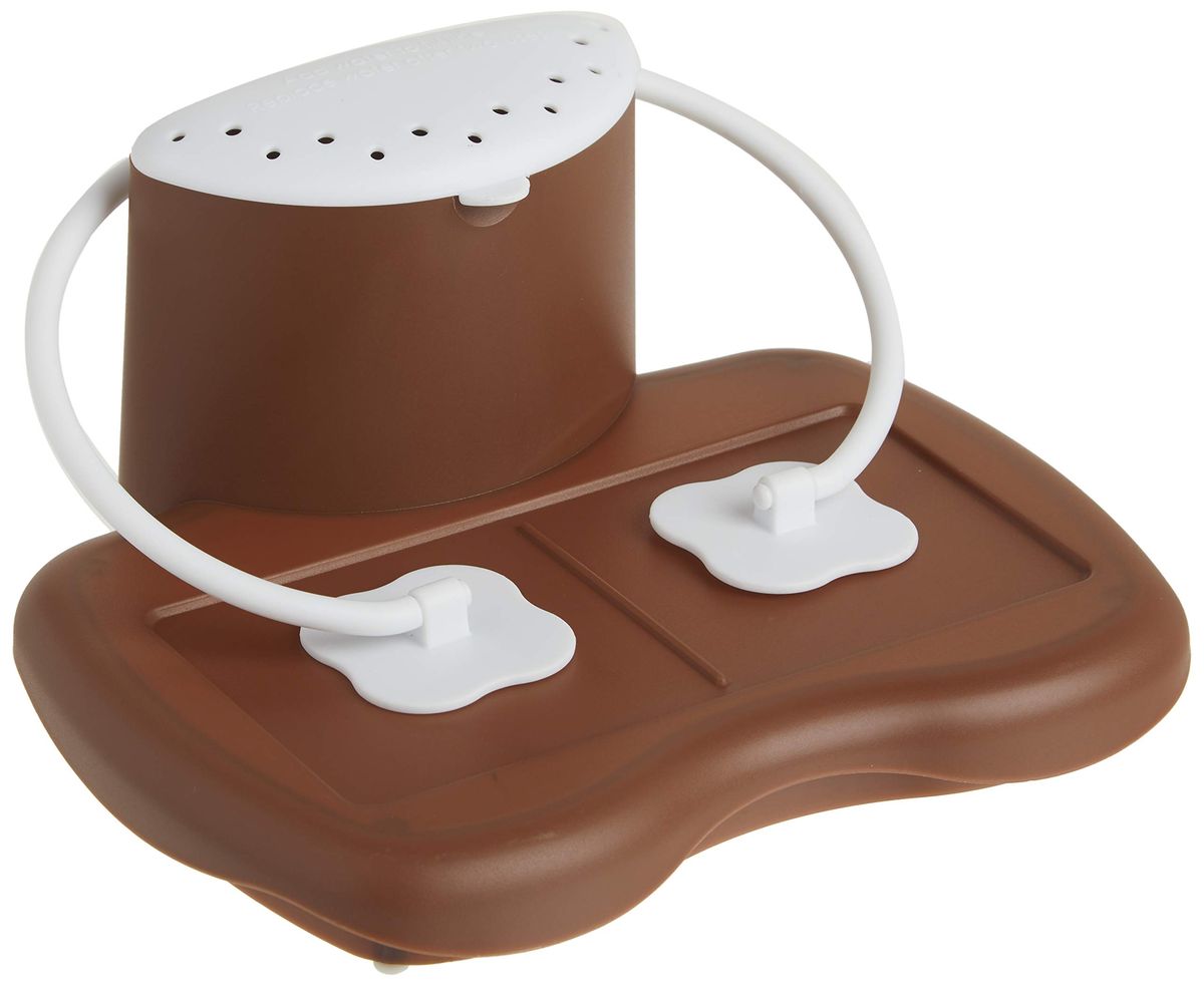 PrepSolutions Microwave S'mores Maker with compartments for graham crackers, chocolate, and marshmallows