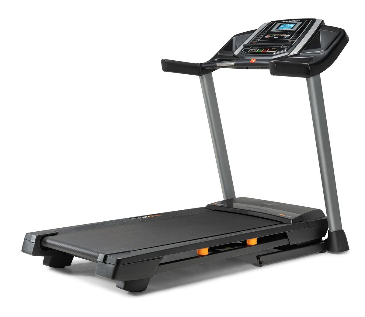 NordicTrack T Series treadmill folded view