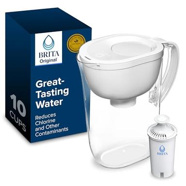 Brita Large 10-Cup Water Filter Pitcher | Mubboo