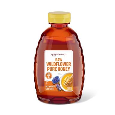 Amazon Grocery Raw Wildflower Honey (2 lb)