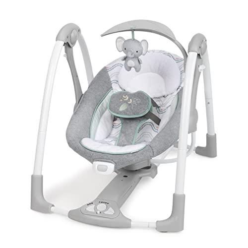 Ingenuity ConvertMe 2-in-1 Compact Portable Automatic Baby Swing
