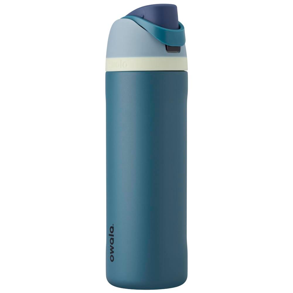 Owala FreeSip 24 oz insulated water bottle in Denim color