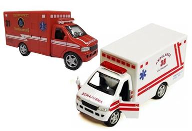 KiNSMART Rescue Team Ambulance 2-Pack