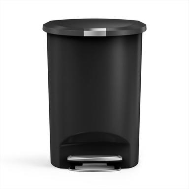 simplehuman 13 Gallon Semi-Round Step Trash Can