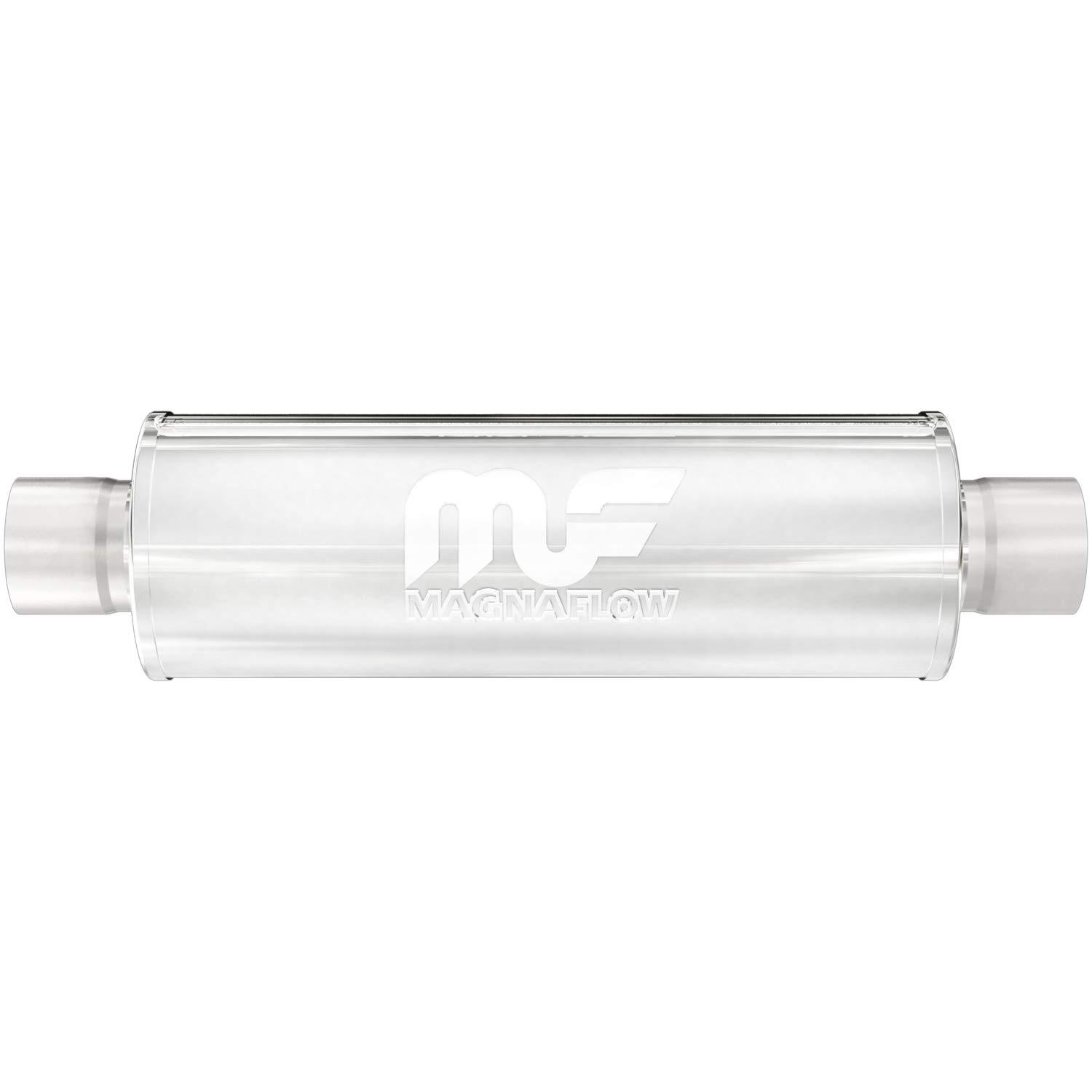 MagnaFlow Performance Exhaust Muffler 10414 stainless steel satin finish