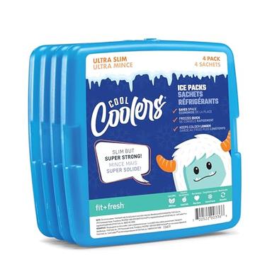 Cool Coolers by Fit + Fresh 4-Pack Slim Ice Packs | Mubboo