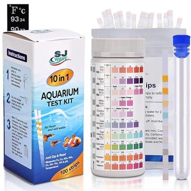SJ WAVE 10-in-1 Aquarium Test Strips