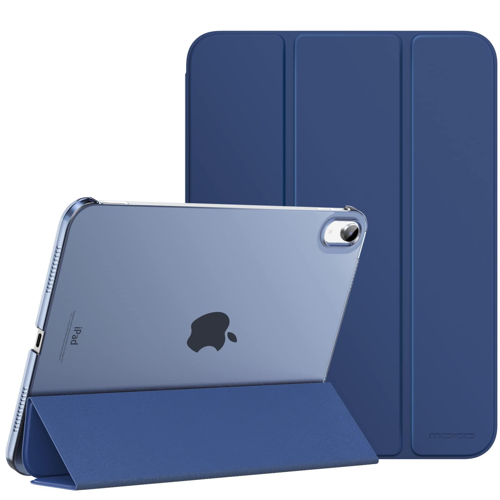 MoKo slim case for iPad 10th/11th gen, navy blue
