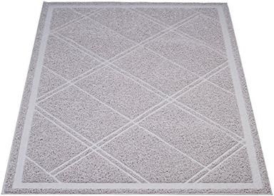 Amazon Basics Less-Mess Litter Trapping Cat Litter Box Mat, 24 x 35 | Mubboo