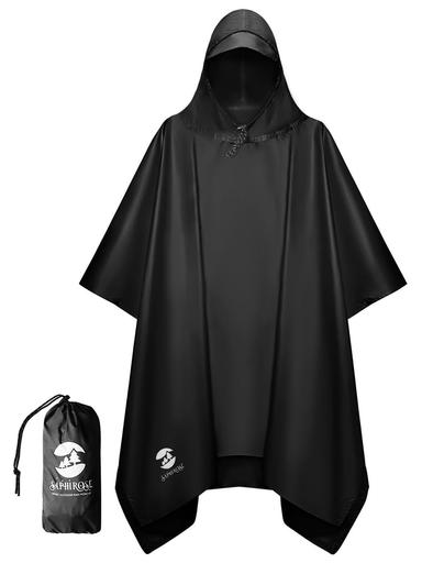SaphiRose Hooded Rain Poncho