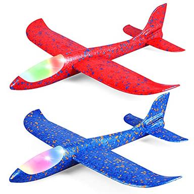 CUKU 2 Pack LED Light Airplane