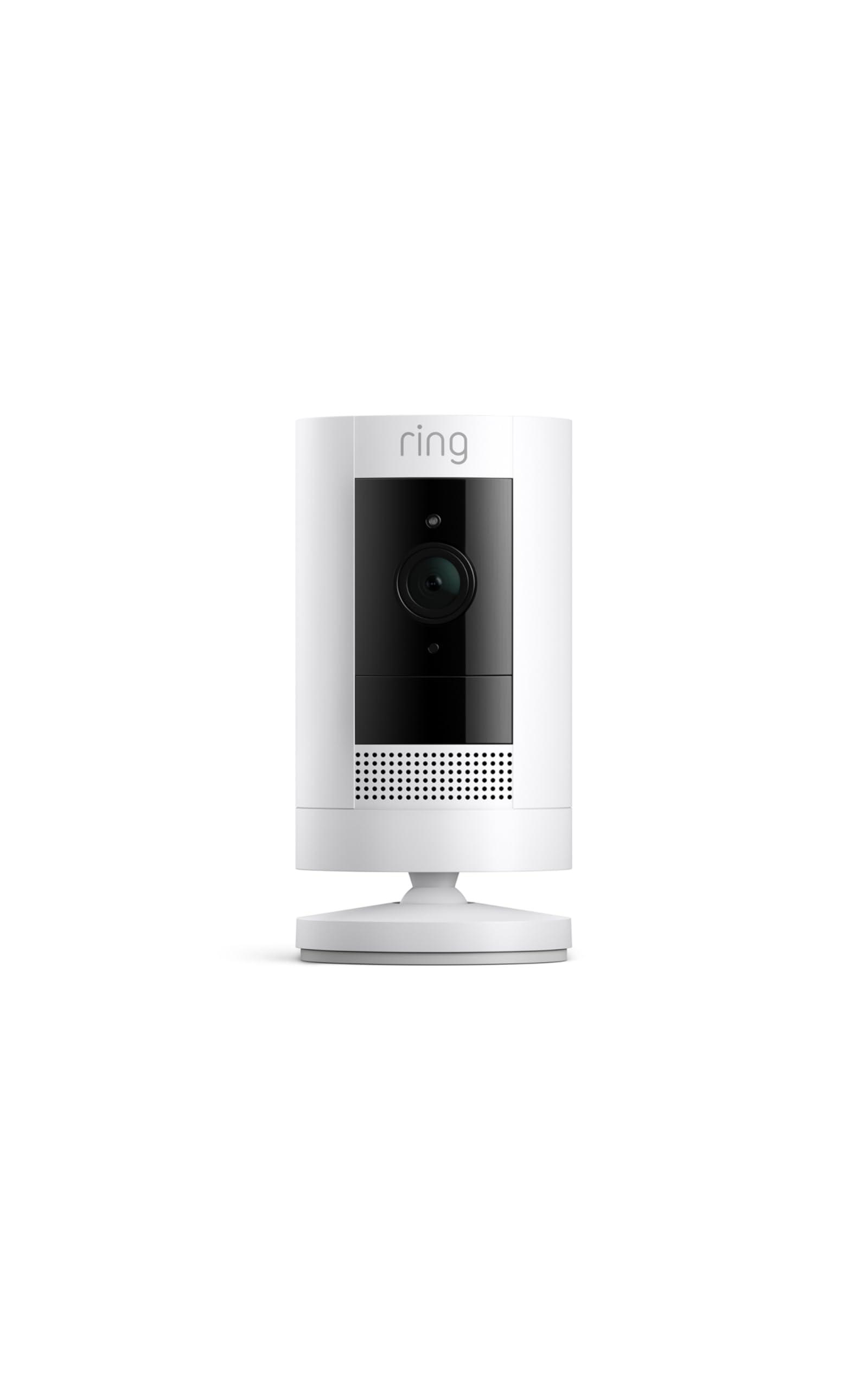 Ring Outdoor Cam (Stick Up Cam) Battery weather-resistant camera on a wall