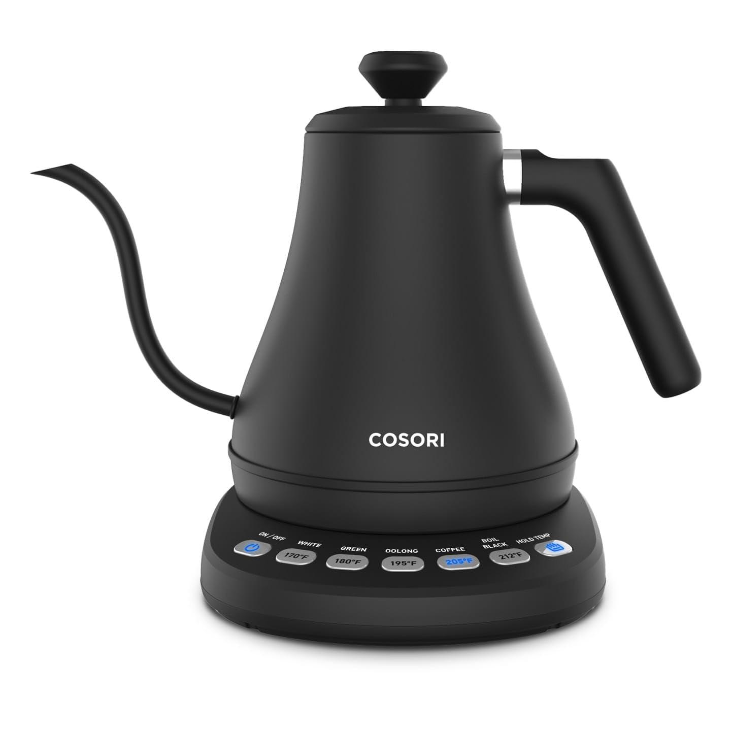 Cosori Electric Gooseneck Kettle with 5 Temperature Control Presets