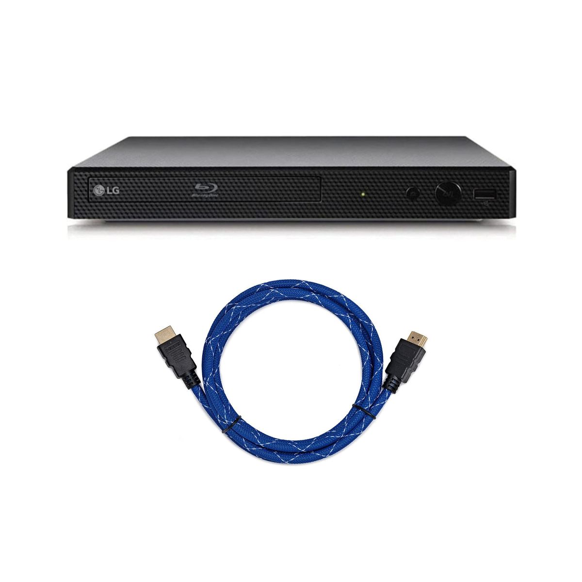 LG BP175 Blu-Ray DVD Player with HDMI cable