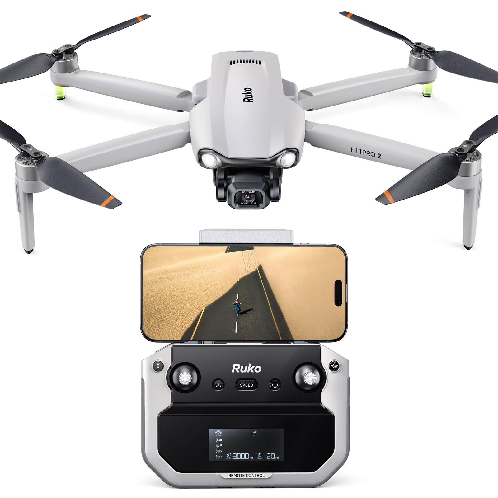 Ruko F11PRO 2 Drone with 6K Camera for Adults