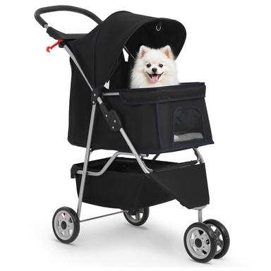 BestPet 3-Wheel Pet Stroller