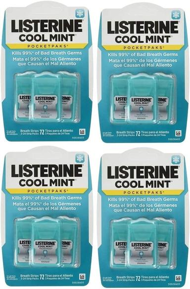 Listerine Cool Mint Pocketpaks Bulk (288 Strips)