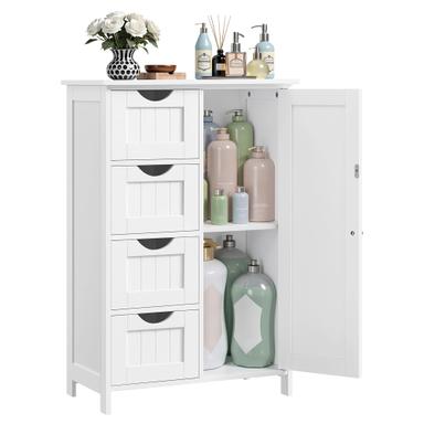 VASAGLE Under‑Sink Cabinet Cloud White