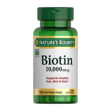 Nature's Bounty Biotin 10,000 mcg Softgels