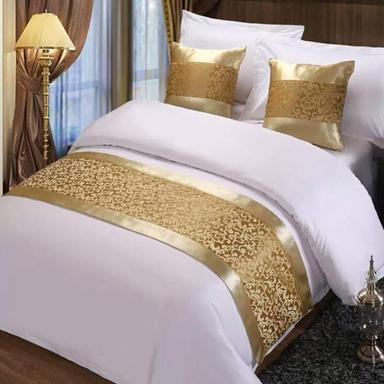 Twelve Champagne King Bed Scarf Runner | Mubboo